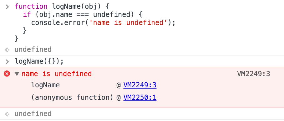 contoh console.error()