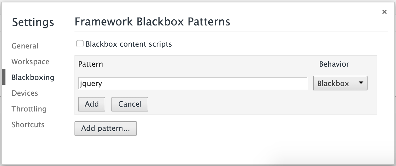 Menambahkan pola kotak-hitam