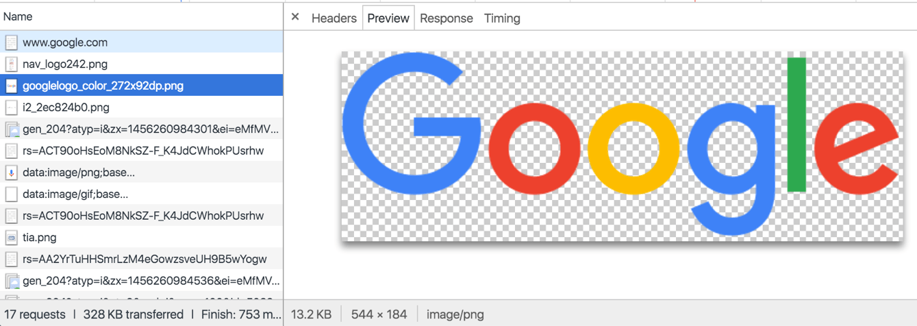 prévia de recurso de imagem