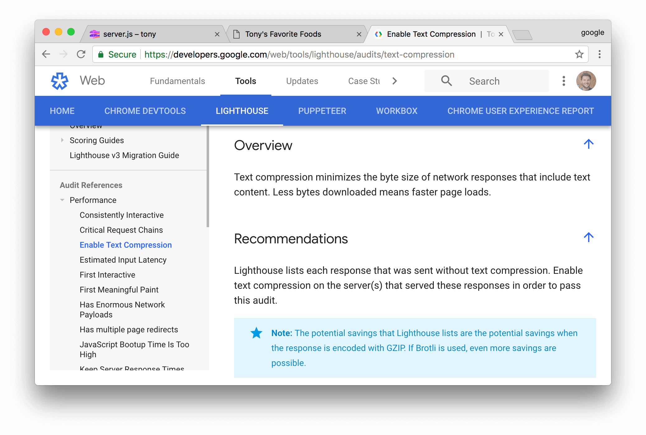 Documentation for the text compression opportunity.